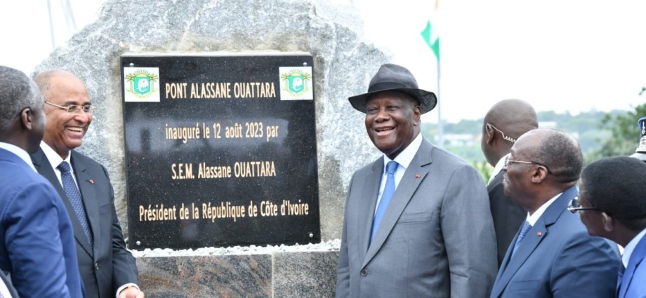 C Te Divoire Le Pont Haubans Alassane Ouattara Ouvert